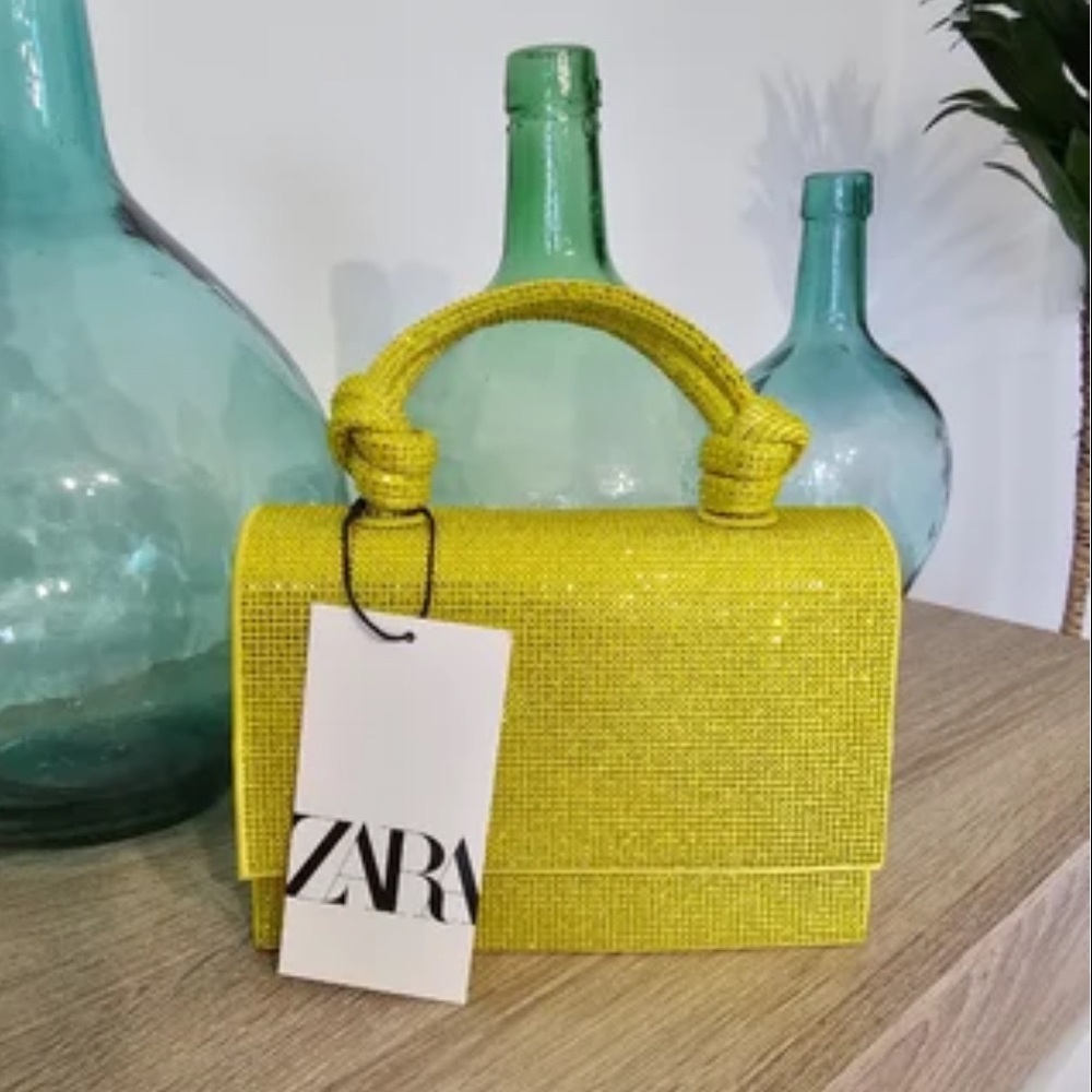Zara Sparkly Mini City Bag